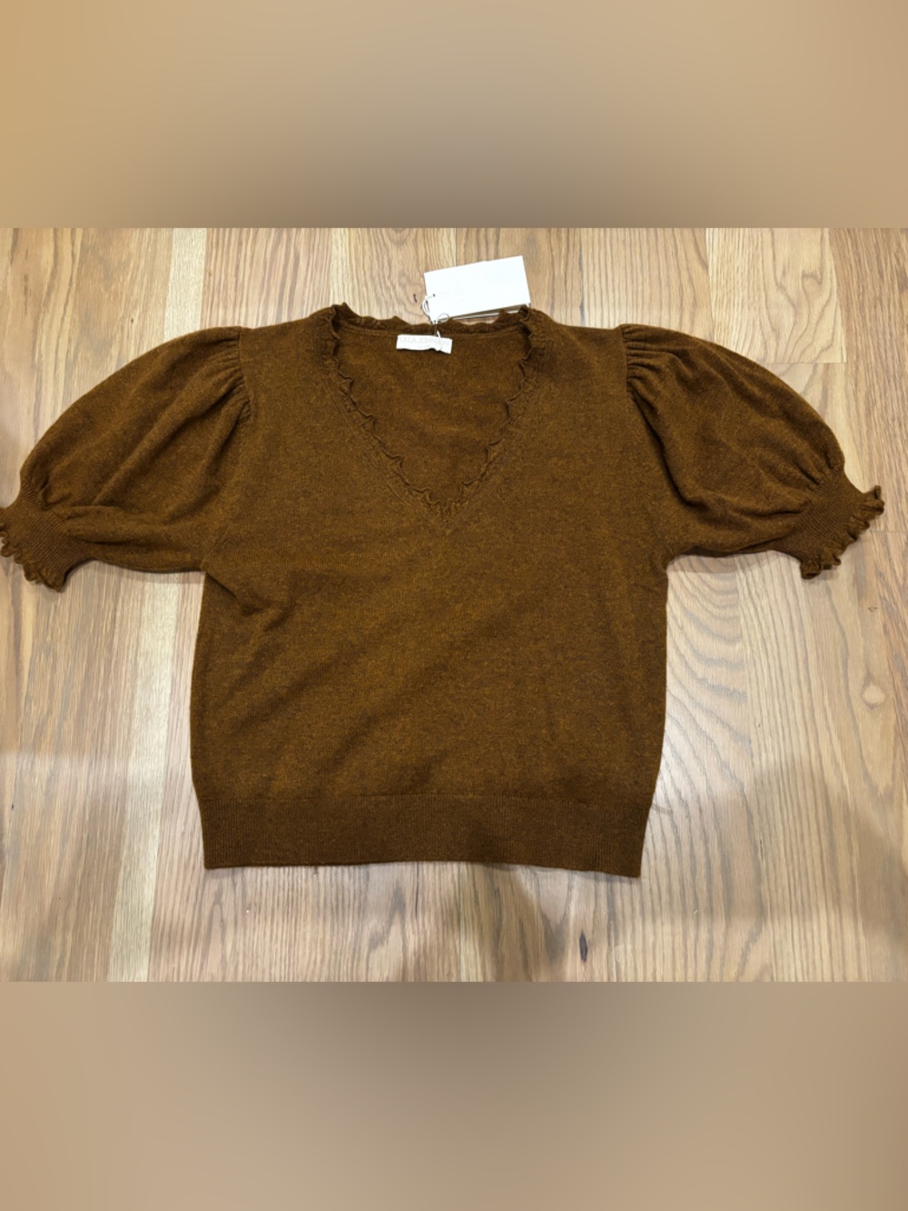 NWT Ulla Johnson Polline short sleeve sweater - Picture 10 of 10